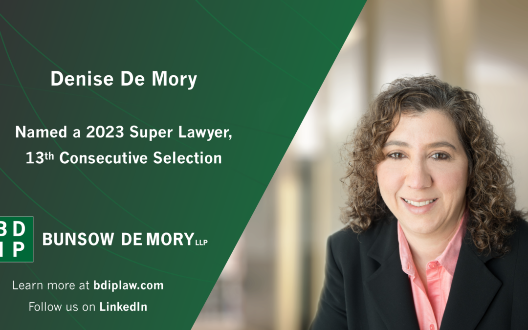Denise De Mory Named 2023 Northern California Super Lawyer